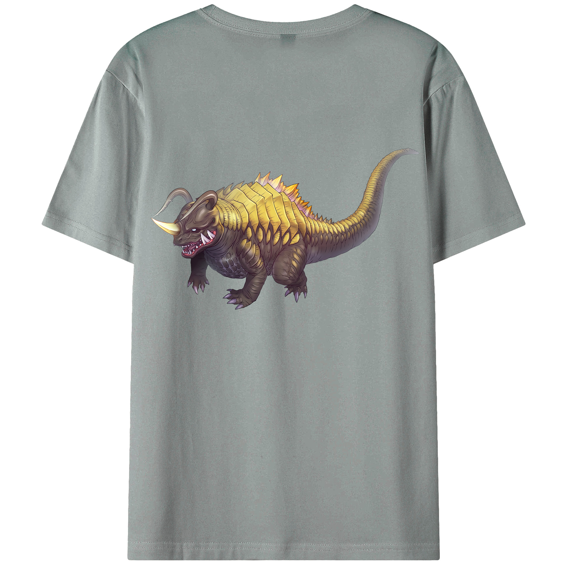 （画像用） ウルトラマン Ultraman 綿100％ メンズ半袖Tシャツ（バックプリント） 通気性